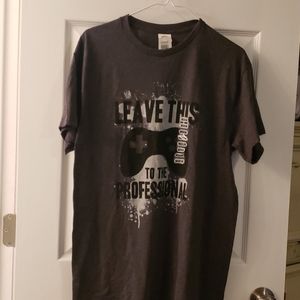 NWT grey "leave it to Professional" t shirt